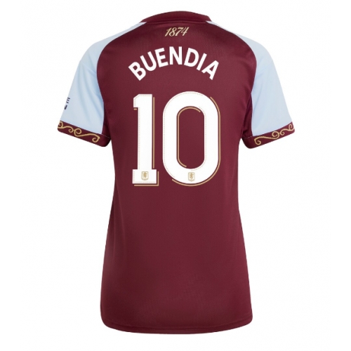 Billige Fotballdrakt Aston Villa Emiliano Buendia #10 Replika Hjemmedrakt Dame 2025-26 Kortermet Billige Fotballdrakt Aston Villa Emiliano Buendia #10 Replika Hjemmedrakt Dame 2025-26 Kortermet